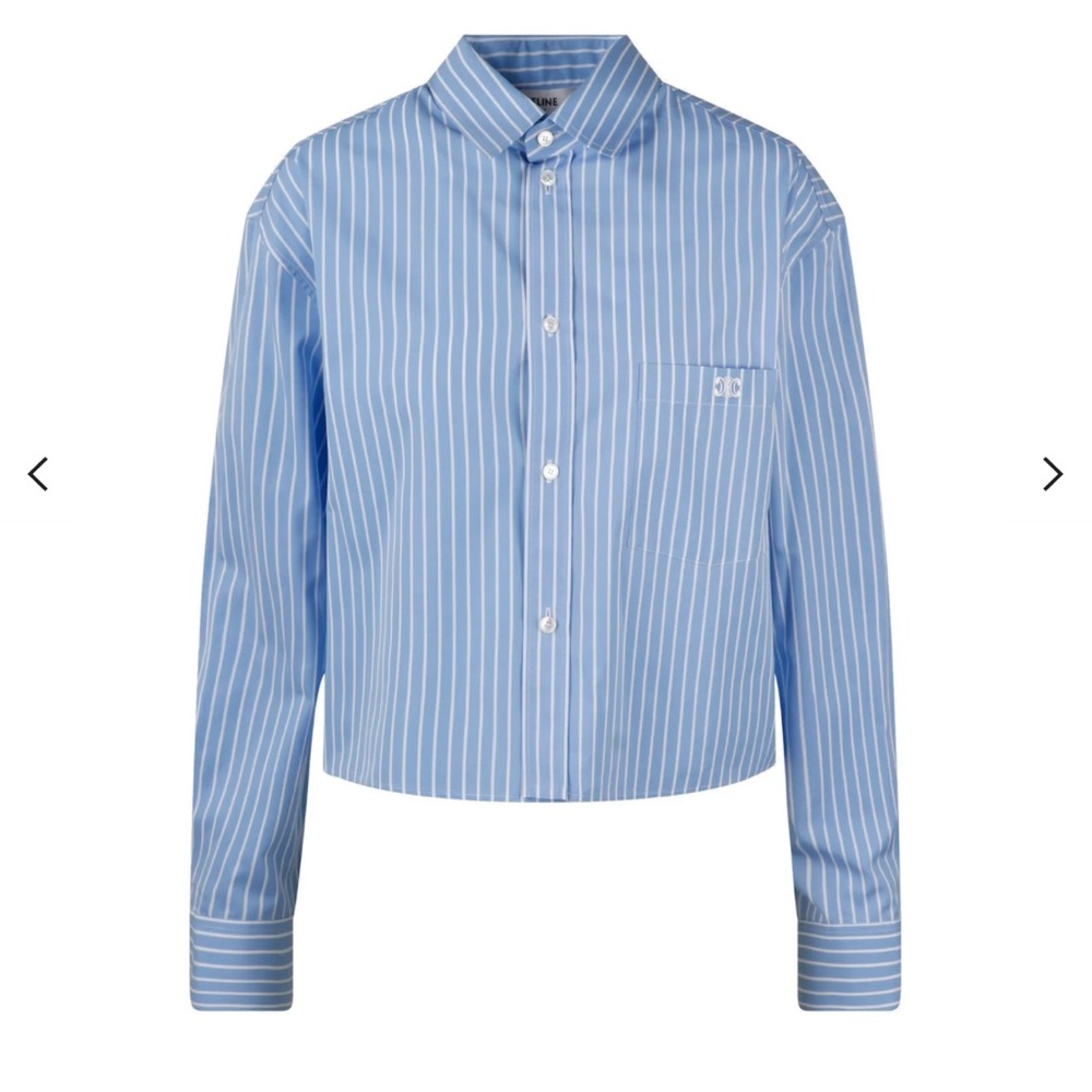 Celine Triomphe Striped Shirt
